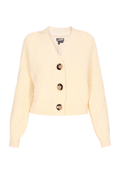 Dreimaster Vest Dames wolwit - Image 1