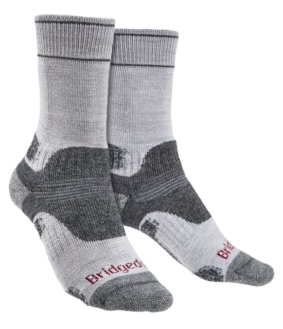 Bridgedale - Dames Wandelsokken Midgewicht Merino - Zilver / Grijs - Image 1
