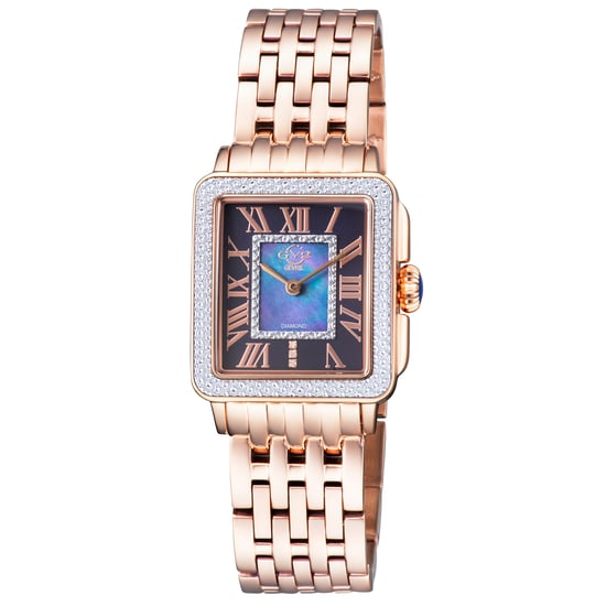 GV2 Dameshorloge Padova 12306B Zwitsers Quartz Parelmoer Diamant Rose Goud Roestvrij Staal - Image 1