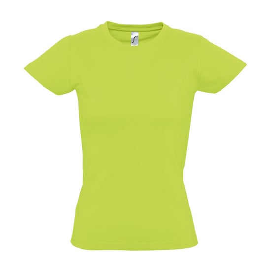 SOLS Womens/Ladies Imperial Heavy Short Sleeve T-Shirt (Apple Green)