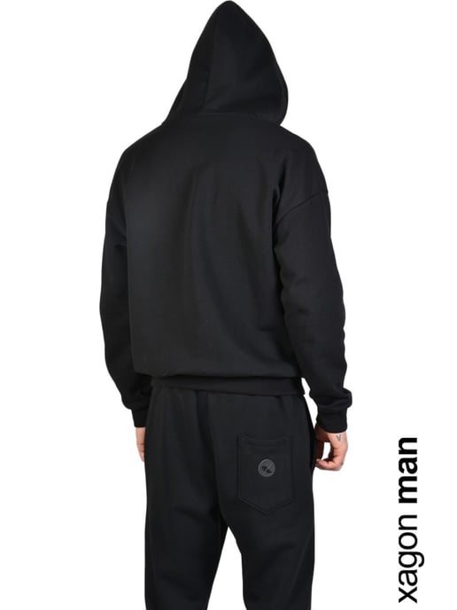 Xagon Man blouse Fleece Mannen zwart - Image 4