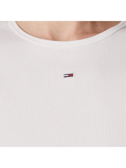 T-shirt Tommy Jeans Women's Essential Cotelé - Image 3