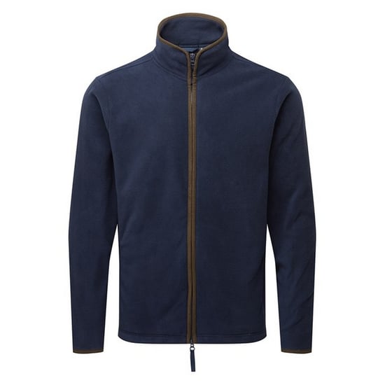 Premier Heren Artisan Fleece Jas (Marine / Bruin) - Image 1
