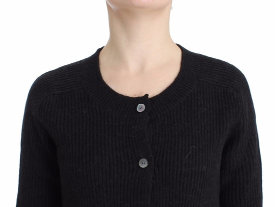 Galliano Black wool cardigan