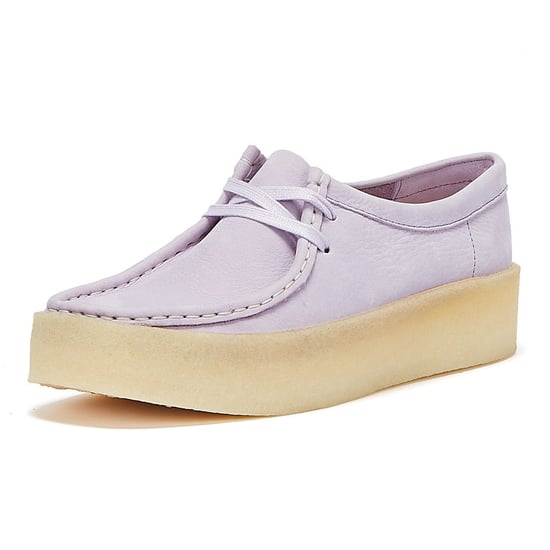 Clarks Wallabee Cup Nubuck Dames Lila Schoenen - (Paars) - Image 3