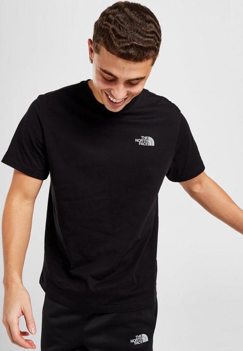 The North Face Simple Dome Reflecterend Logo T shirt in Zwart - Image 1