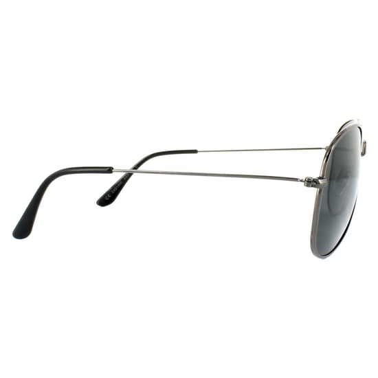 Polaroid Aviator Unisex Gunmetal Grey Blue Polarized Sunglasses