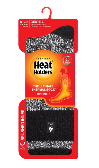 Heat Holders Dames Dikke Warme Thermische Sokken - Zwart (Sydney) - Image 2
