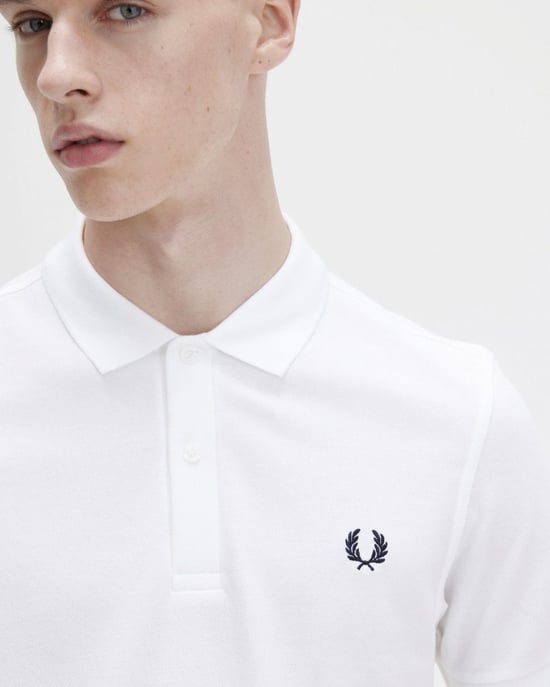 Fred Perry Heren Effen Signature Polo T-shirt NOS - Image 4