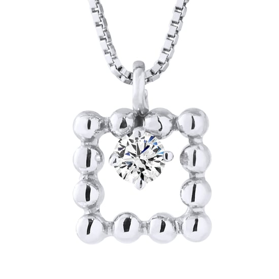 DIADEMA - Necklace with Diamonds - White Gold