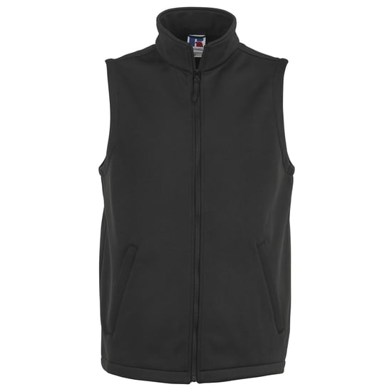 Russell Heren Smart Softshell Gilet Jacket (Zwart) - Image 1