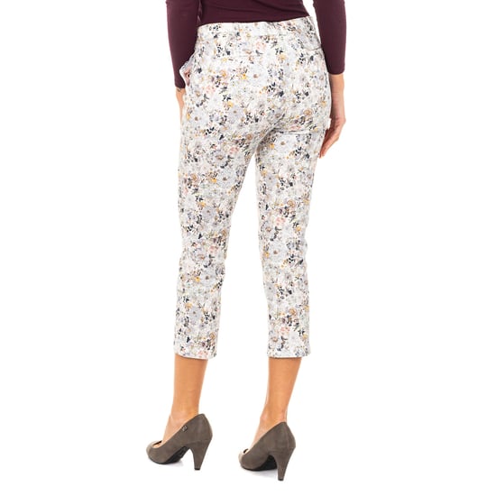 Women's trousers with straight hems and belt loops LWT011