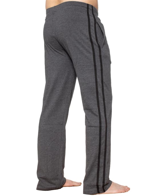 Enzo | Heren T-shirt & Broek Loungewear Set - Zwart/Charcoal - Image 4