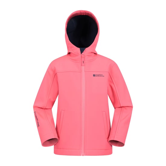 Mountain Warehouse Kinder/Kids Exodus Waterafstotend Soft Shell Jasje (Bubblegum Roze) - Image 1