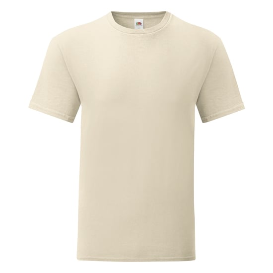 Fruit Of The Loom Heren Iconisch T-shirt (Naturel) - Image 1