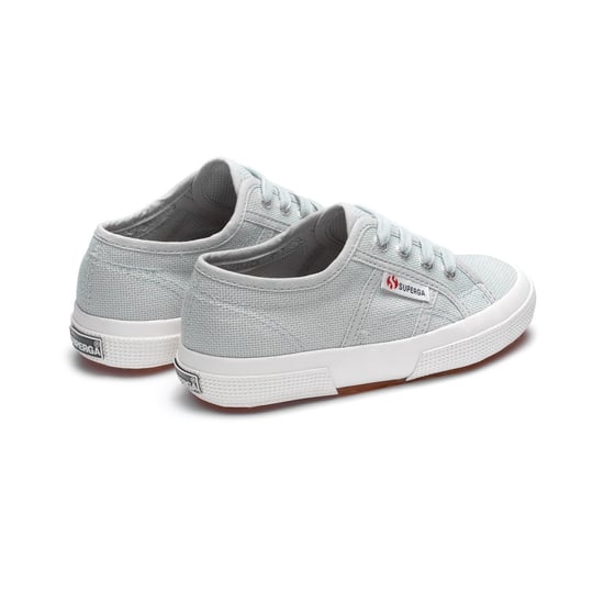 Superga Kinderen/Kinderen 2750 Jcot Leather Trainers (Grijs Lilla/Avorio) - Image 2