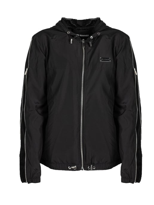 Les Hommes jas Windbreaker Mannen zwart - Image 1