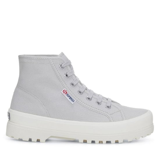 Superga Dames/Dames 2341 Cotu Alpina Hoge Tops (Grijs Zilver/Avorio) - Image 1