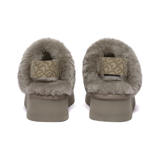 EVER AU Australia Women Wagtail Removable Strap Platform Slippers