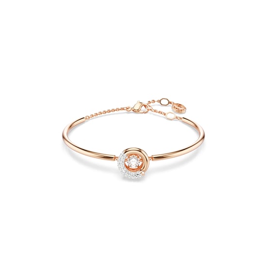 Swarovski 'Dextera' Dames Gouden Geplateerde Metalen Armband - Roze 5692259 - Image 1