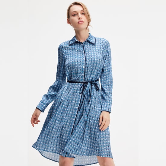 Geometrische printshirtjurk - Image 1