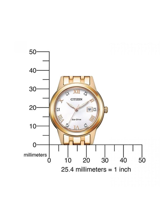Citizen Elegance Women's Rose Gold Watch FE1243-83A