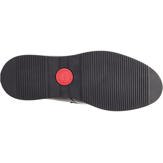 Base London Sid Leren Herenpantoffels Zwart/Wit - Image 3