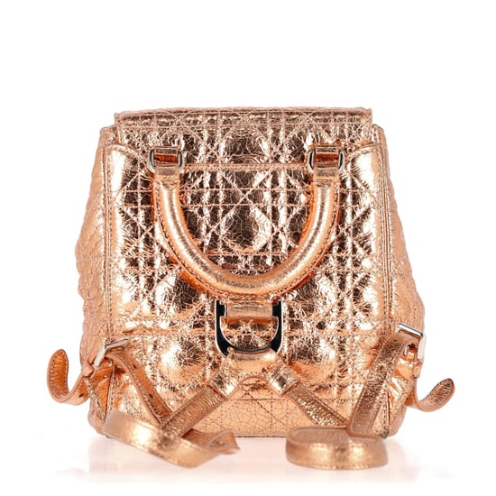Dior Stardust Backpack in Gold Leather - Image 3