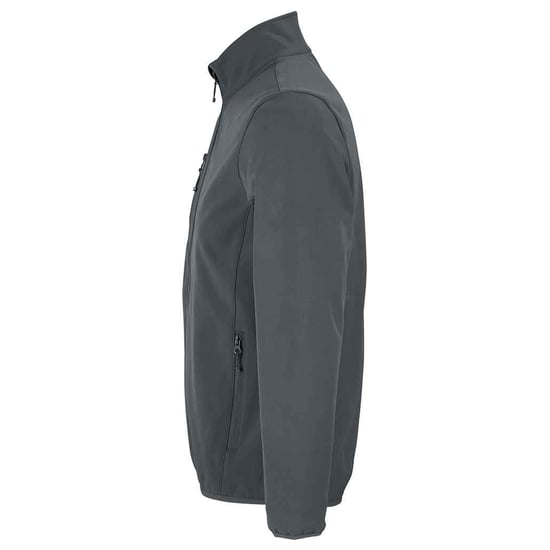 SOLS Heren Falcon Soft Shell Jas (Houtskool Grijs Effen) - Image 3