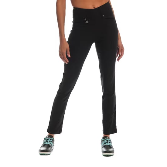 Island Green Dames/Dames Quick Dry Stretch Broek (Zwart) - Image 1