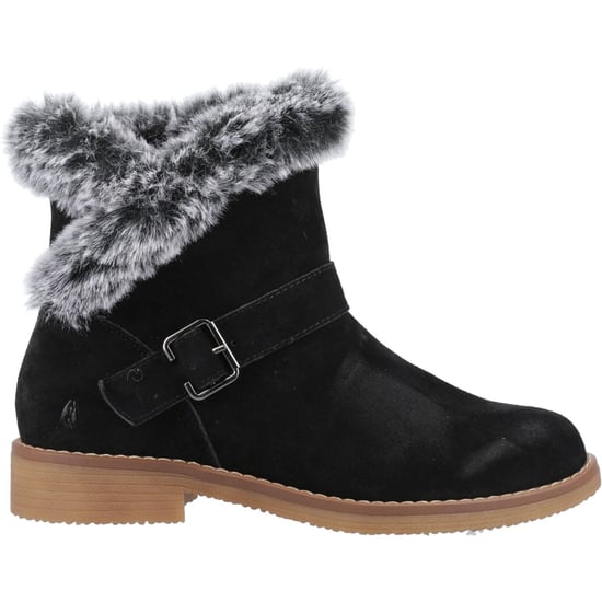 Hush Puppies Hannah Suède Dameslaarzen Zwart - Image 5