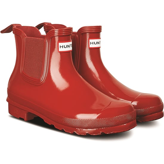 Hunter Original Chelsea Gloss Rubber dameslaarzen Military Red Wellington - Image 1