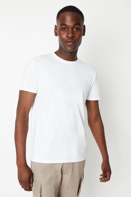 Plain Crew Neck Tee - Image 1