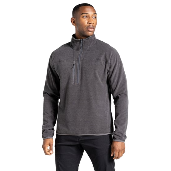 Craghoppers Heren Gebreide Half Rits Fleece (Koolstofgrijs gemêleerd) - Image 3