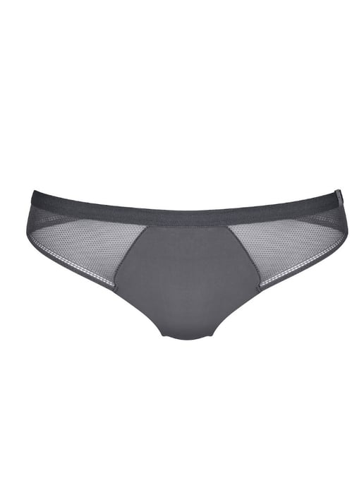 Symmetry Low Rise Cheeky Briefs Dark Grey