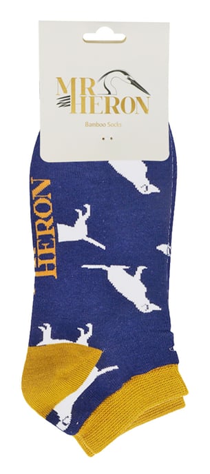 Mr Heron - BamboeAnimal Trainersokken voor heren - Labrador (Marine) - Image 2