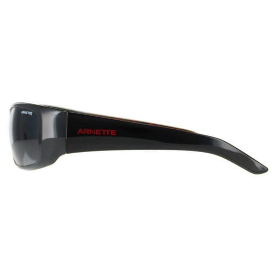 Arnette Rectangle Mens Dark Grey Light Grey Mirror Black Hot Shot AN4182