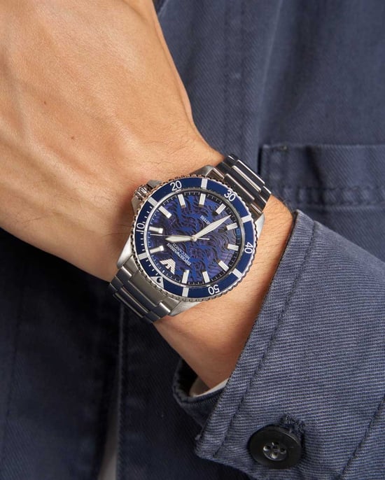 Emporio Armani Diver Men's Silver Watch AR60059