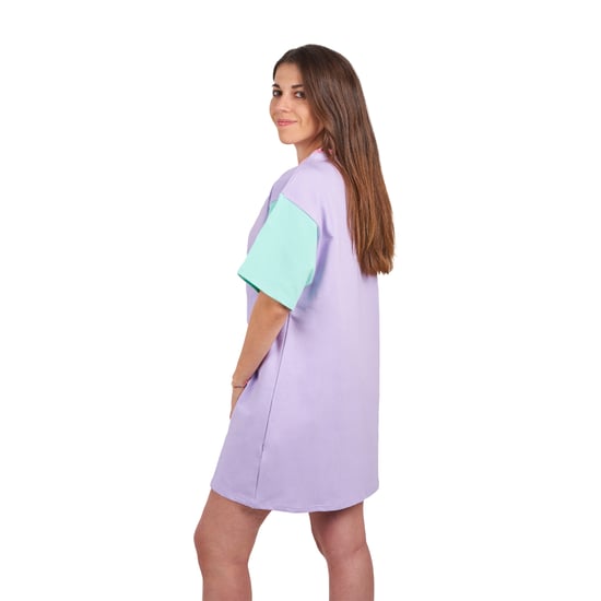Vestido de manga corta Oversized BeHappy SPRBDROV-2201 mujer