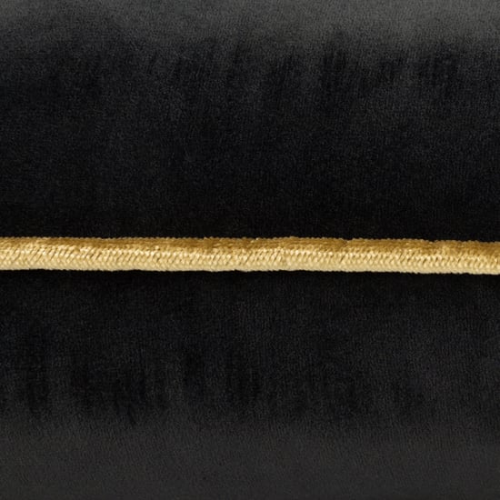 Paoletti Meridian Piped Velvet Feather Filled Cushion