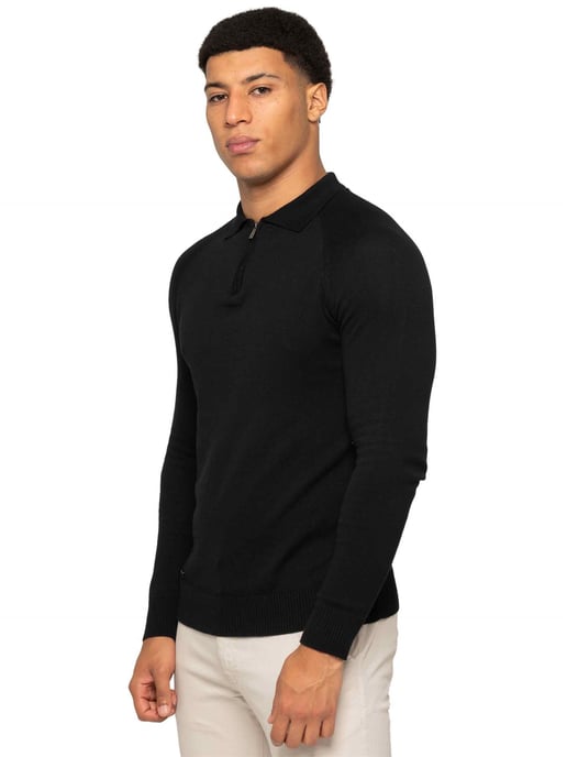Enzo Milano heren polotrui met halve rits - Image 2