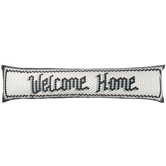 furn. Welcome Home Mosaic Message Velvet Draught Excluder