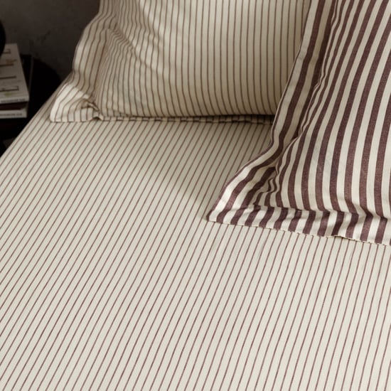 Yard Hebden 100% Katoenen Smalle Streep Fitted Sheet - Image 2
