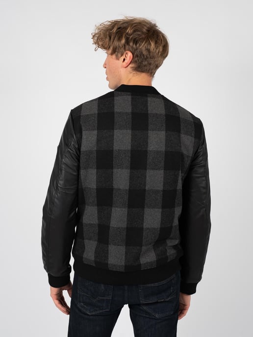 Guess jas Andy Bomber Mannen zwart - Image 4