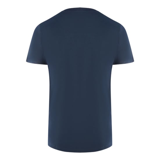 Aquascutum London Tonal Aldis Logo Navy Blue T-Shirt