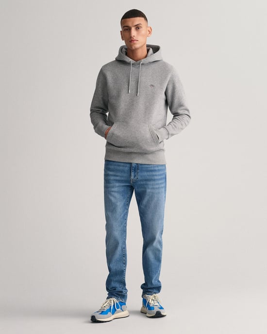 GANT Mens Regular Fit Shield Logo Pullover Hoodie - Image 4