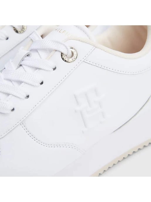 Tommy Hilfiger Sneakers Casual Leren Runner Wit - Image 3