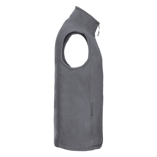 Russell Heren Fleece Outdoor Gilet (Convoy Grijs Effen) - Image 3