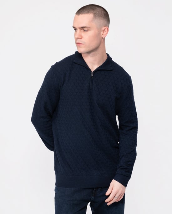 Ted Baker Kurnle Heren Lange Mouwen T Trui met Funnel Neck - Image 1