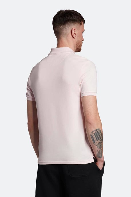 Lyle & Scott Polo SS Plain Polo Shirt Roze - Image 5
